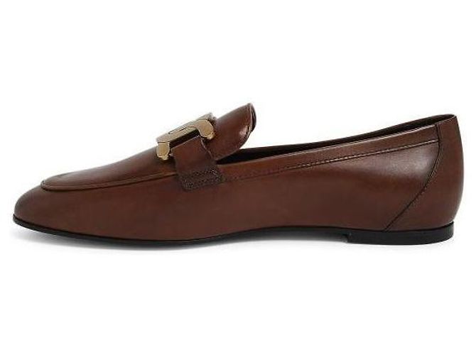 Tod's Mocassini in pelle Rosso - vista 4