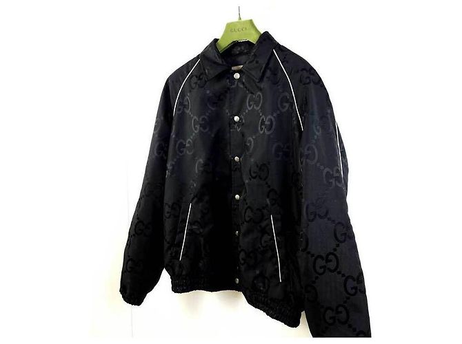 Gucci Jumbo-Canvas-Jacke GG Schwarz - Ansicht 2