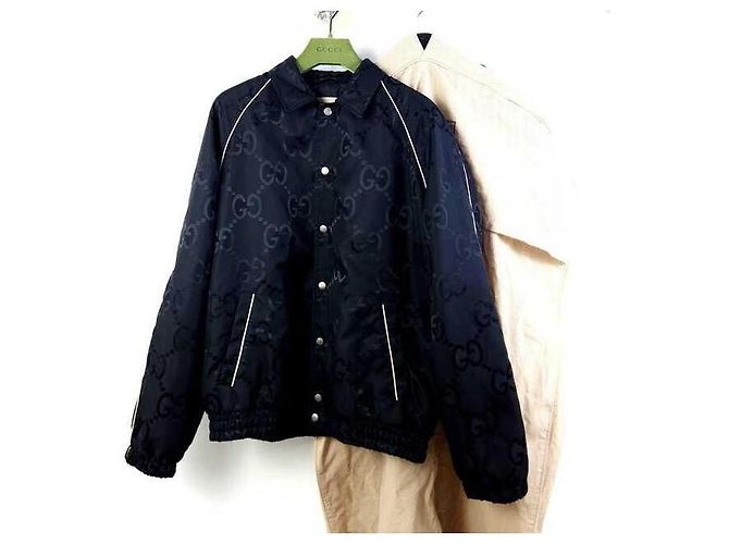 Gucci Jumbo-Canvas-Jacke GG Schwarz - Ansicht 5