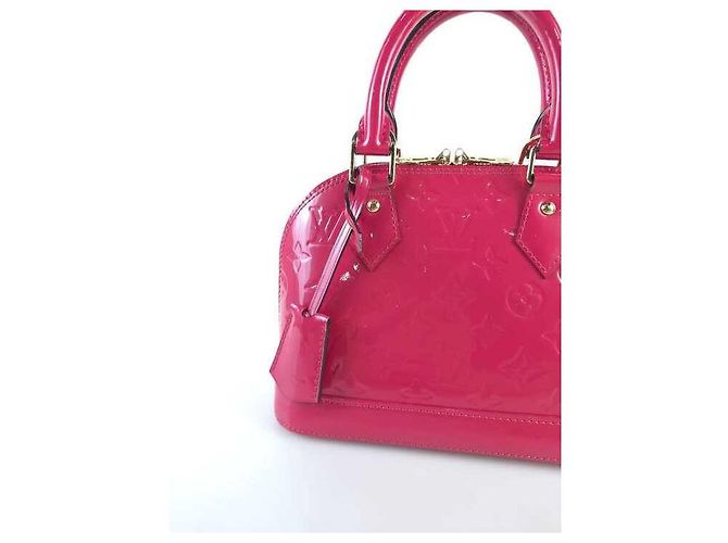 Louis Vuitton Borsa Tote Vernis Monogram Alma BB a tracolla Rosso - vista 2