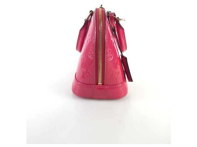 Louis Vuitton Borsa Tote Vernis Monogram Alma BB a tracolla Rosso - vista 3