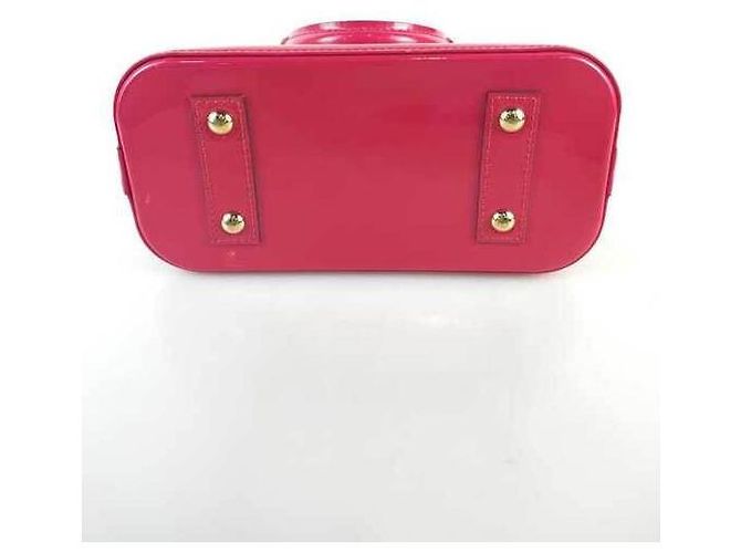 Louis Vuitton Borsa Tote Vernis Monogram Alma BB a tracolla Rosso - vista 5