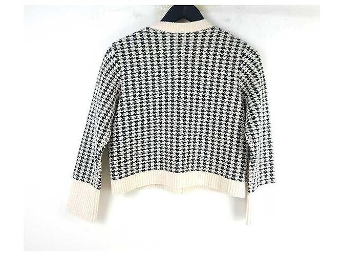 Dior Strickjacke aus technischem Baumwollmaterial im Hahnentrittmuster - Ansicht 3