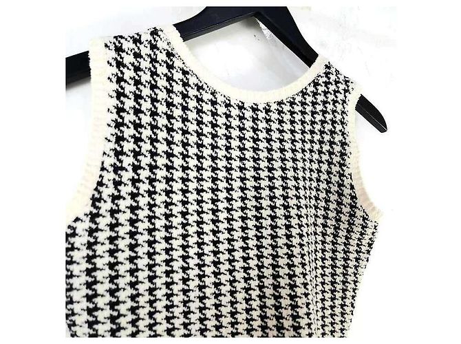 Dior Strickjacke aus technischem Baumwollmaterial im Hahnentrittmuster - Ansicht 8
