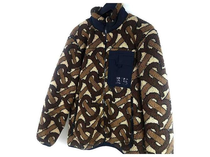 Burberry Giacca in pile TB - vista 2