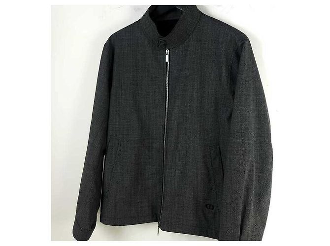 Dior Micro Houndstooth Harrington Blouson Jacket - view 2