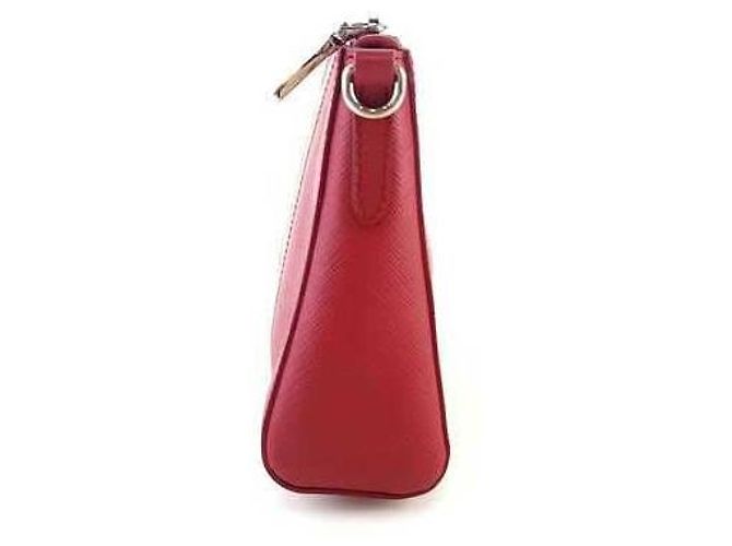 Prada Saffiano zweifarbige Umhängetasche - Ansicht 2