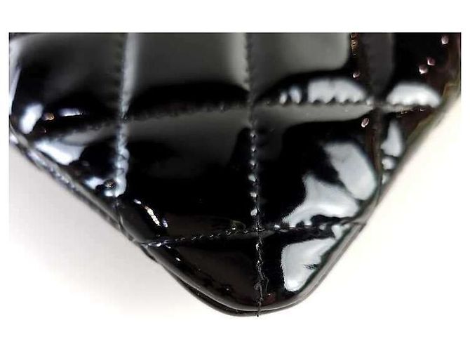 Chanel Borsa a mano in vernice classica Nero - vista 4