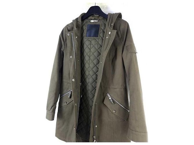 Philipp Plein Faux Fur Trimmed Skull Parka Jacket - view 4