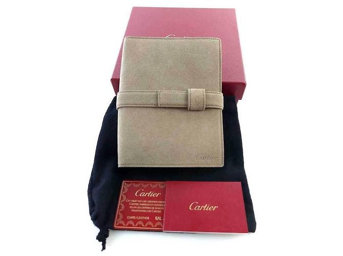 Cartier Sacca per gioielli in scamosciato Arancione - vista 6