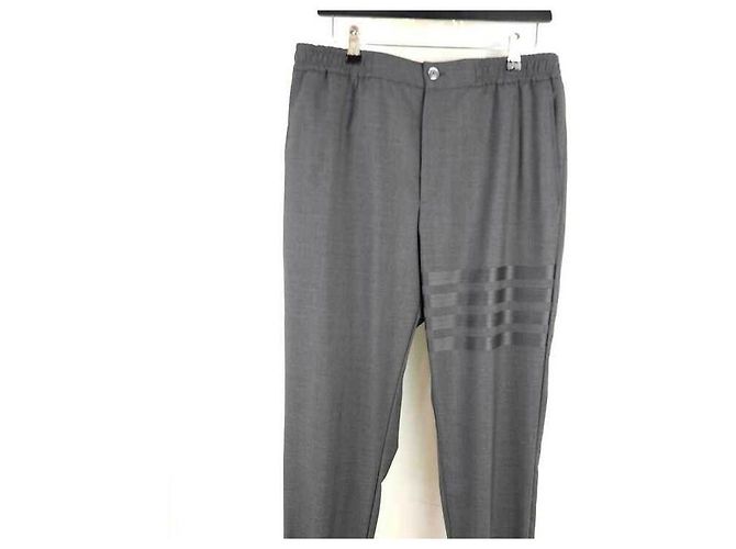 Thom Browne Pantaloni da jogging con vita elastica in tessuto semplice - vista 2