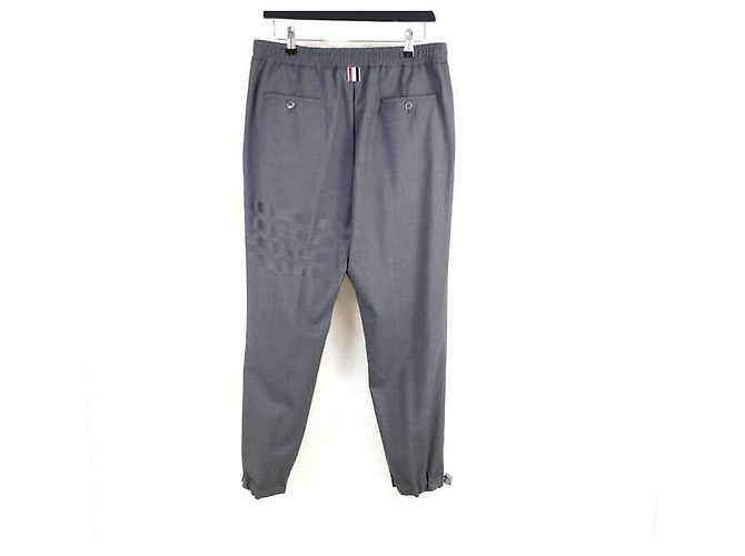 Thom Browne Pantaloni da jogging con vita elastica in tessuto semplice - vista 3