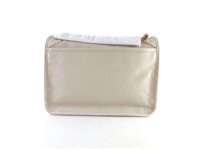 Saint Laurent Niki Schultertasche aus genarbtem Lammleder - Ansicht 3