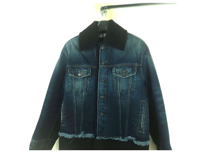 Balenciaga Layered Strap Denim Jacket - view 2