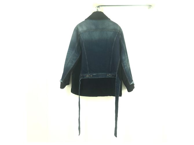Balenciaga Layered Strap Denim Jacket - view 4