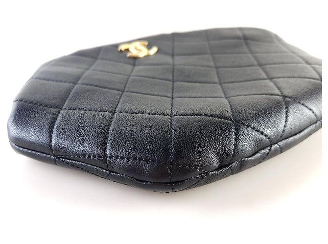 Chanel Tote Bag mit Perlenhenkel Schwarz - Ansicht 4