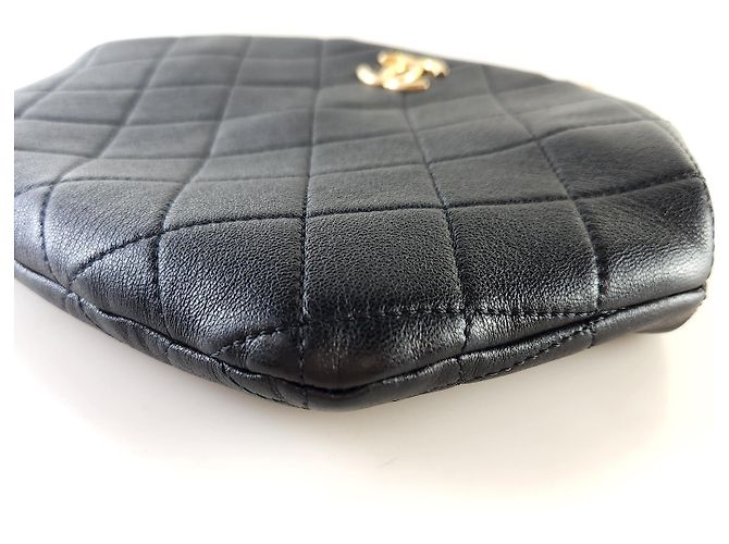 Chanel Tote Bag mit Perlenhenkel Schwarz - Ansicht 5