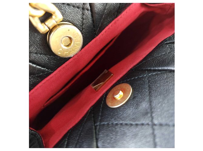 Chanel Tote Bag mit Perlenhenkel Schwarz - Ansicht 6