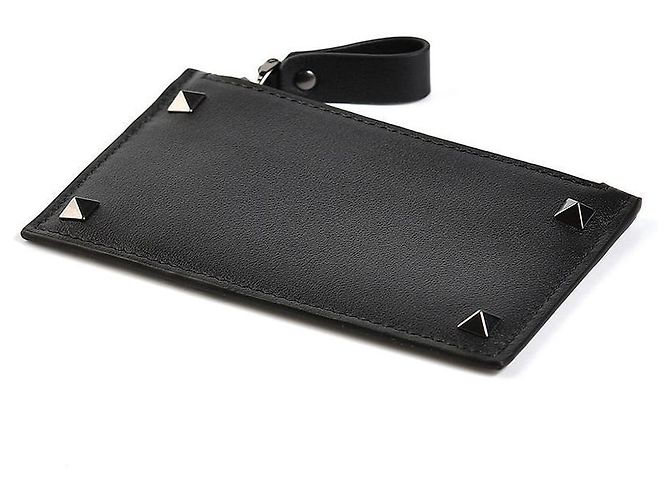 Valentino Tarjetero Rockstud Negro - vista 11
