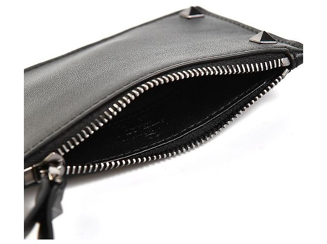 Valentino Tarjetero Rockstud Negro - vista 13