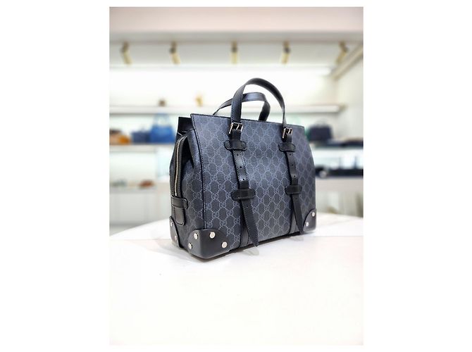 Gucci Tote Bag mit schwarzem Schnallendetail - Ansicht 13