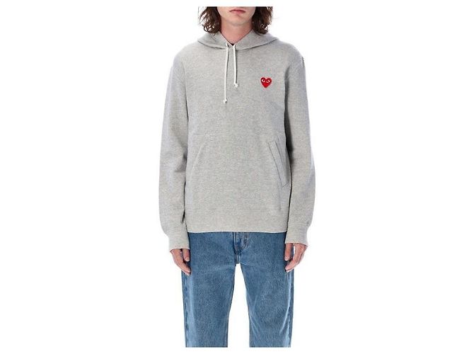 Comme Des Garcons Sudadera con parche de corazón rojo AX - vista 7