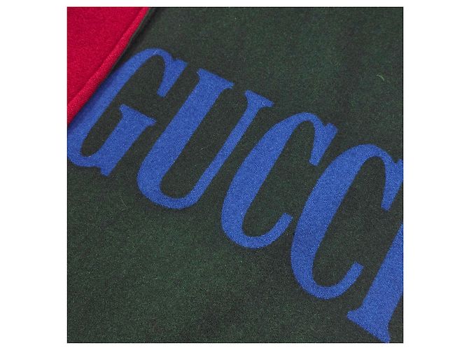 Gucci Logo Schal Grün - Ansicht 4