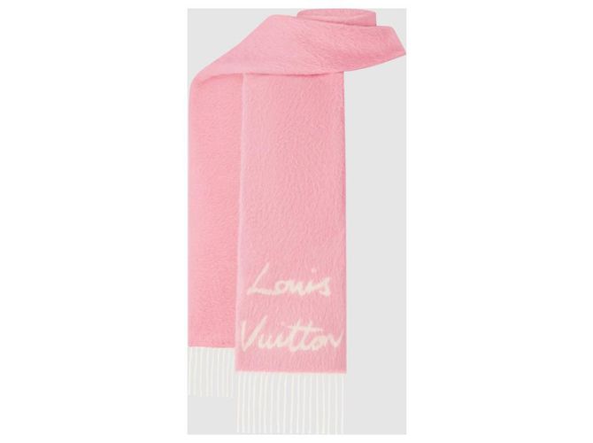 Louis Vuitton Fluffygram Schal Rot - Ansicht 3
