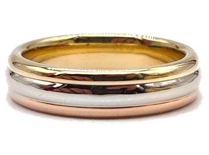 Cartier Anillo Trinity Bandi Blanco - vista 3
