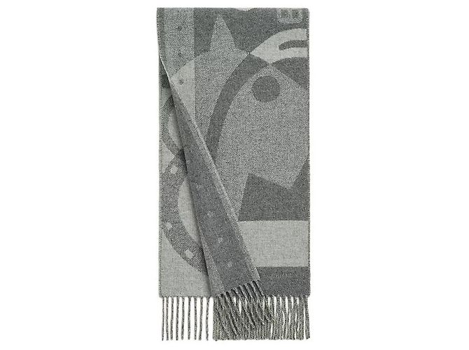 Hermès Bufanda Listo, Listo, ¡Ya! Castaño - vista 2