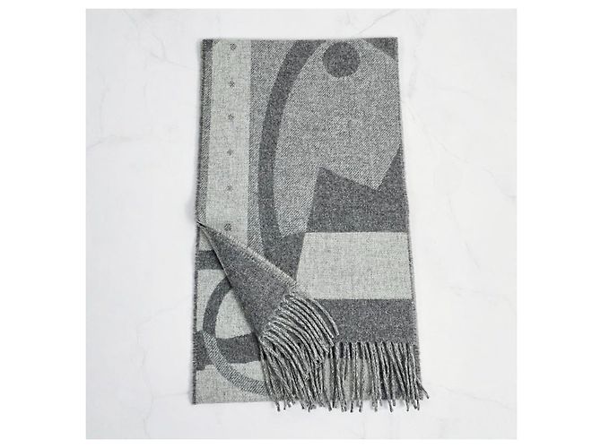 Hermès Bufanda Listo, Listo, ¡Ya! Castaño - vista 5
