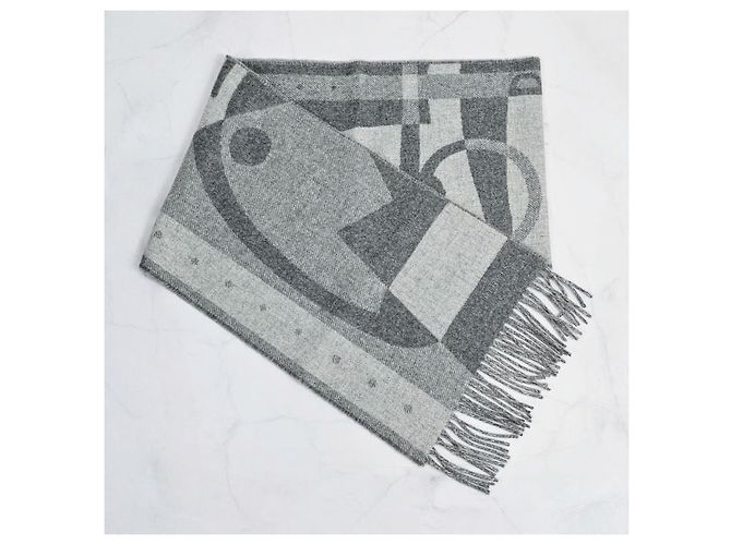 Hermès Bufanda Listo, Listo, ¡Ya! Castaño - vista 6