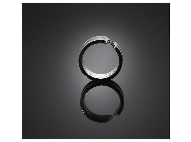 Cartier Anello Doppio in Oro Bianco Taglia - vista 2