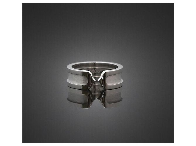 Cartier Anello Doppio in Oro Bianco Taglia - vista 4