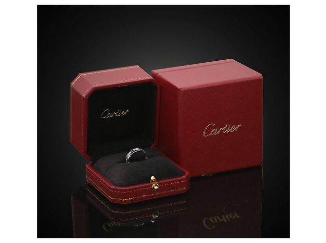 Cartier Tank Française Weißgold Diamant Größe - Ansicht 6