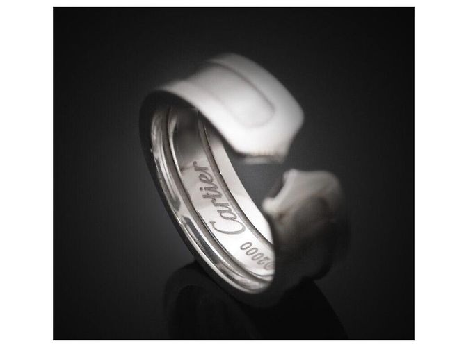 Cartier Doppelring aus Weißgold Größe - Ansicht 5