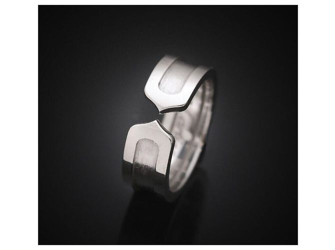 Cartier Doppelring aus Weißgold Größe - Ansicht 6