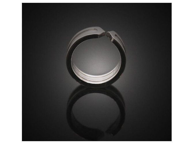 Cartier Doppelring aus Weißgold Größe - Ansicht 7