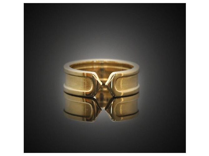 Cartier Double Ring Yellow Gold Size - view 4