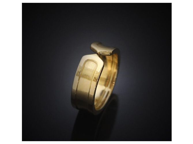 Cartier Double Ring Yellow Gold Size - view 6