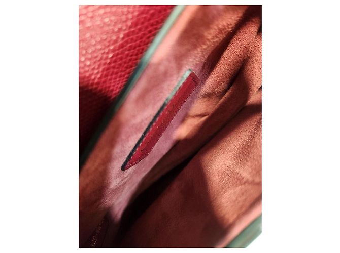 Dior Borsa a Spalla Saddleback Rosso - vista 7