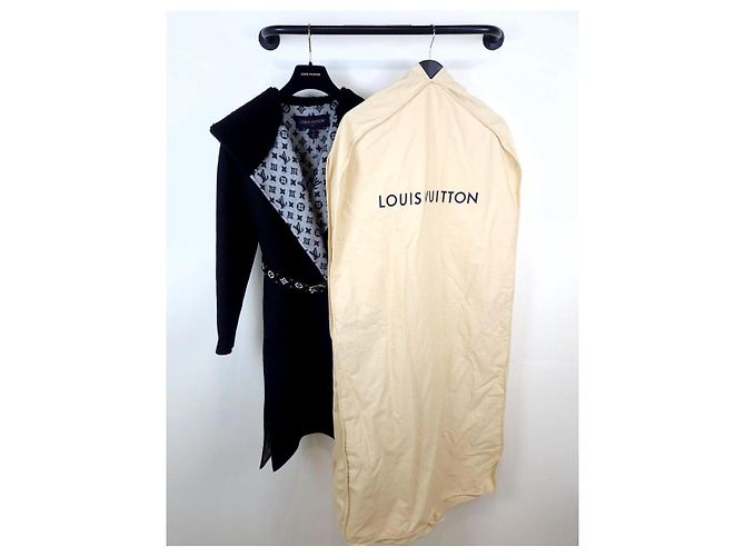 Louis Vuitton Abrigo de cinturón de shearling con monograma Multicolor - vista 9