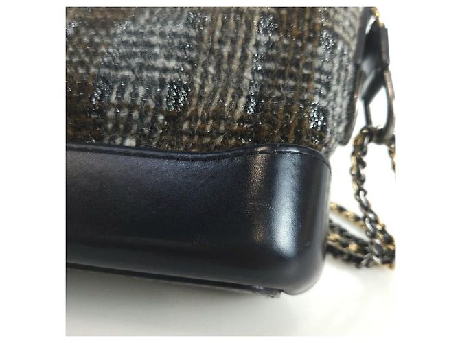 Chanel Bolsa hobo Gabriel em tweed Preto - vista 5