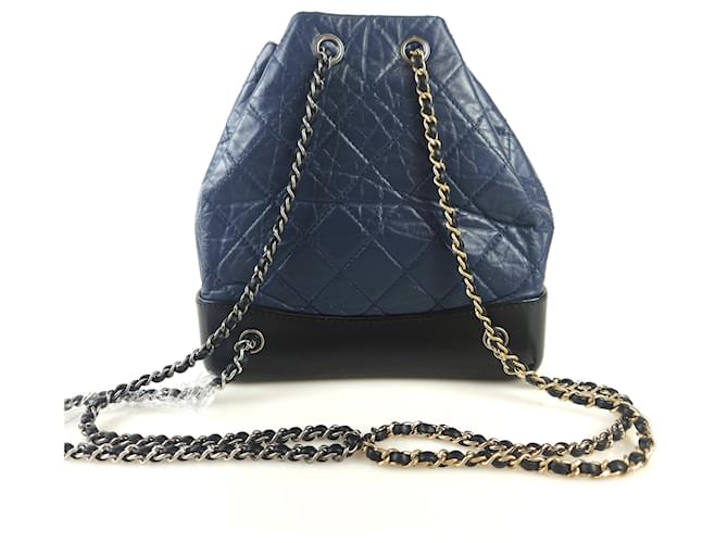 Chanel Zaino Gabrielle Blu - vista 4