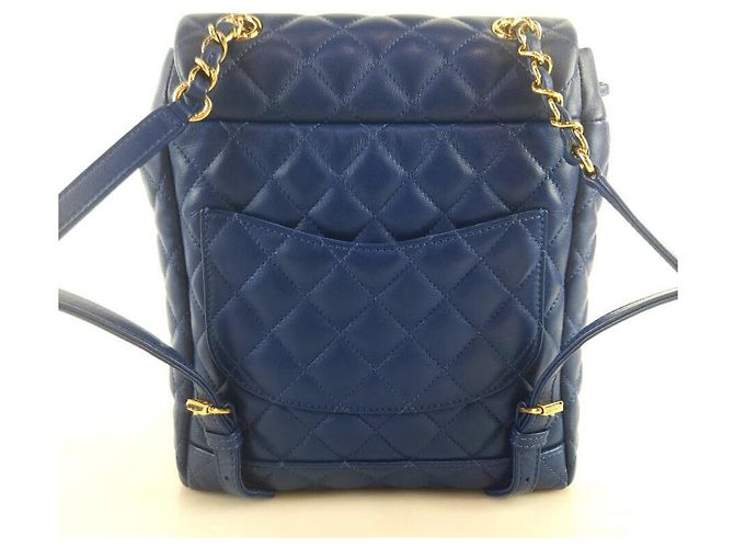 Chanel Zaino Urban Spirit Blu - vista 3