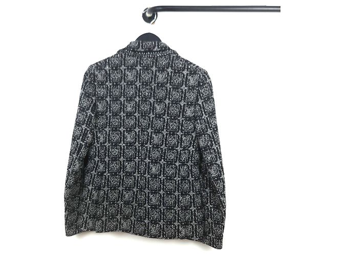 Louis Vuitton Tweed Monogram Blazerjacke Schwarz - Ansicht 4