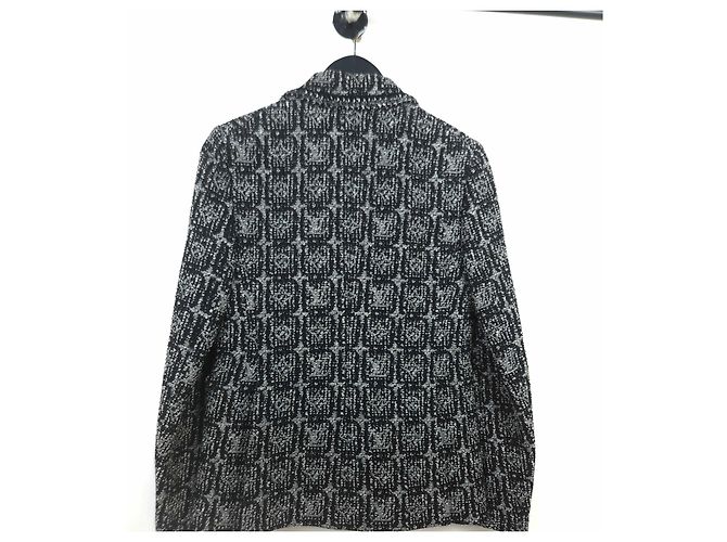 Louis Vuitton Tweed Monogram Blazerjacke Schwarz - Ansicht 5