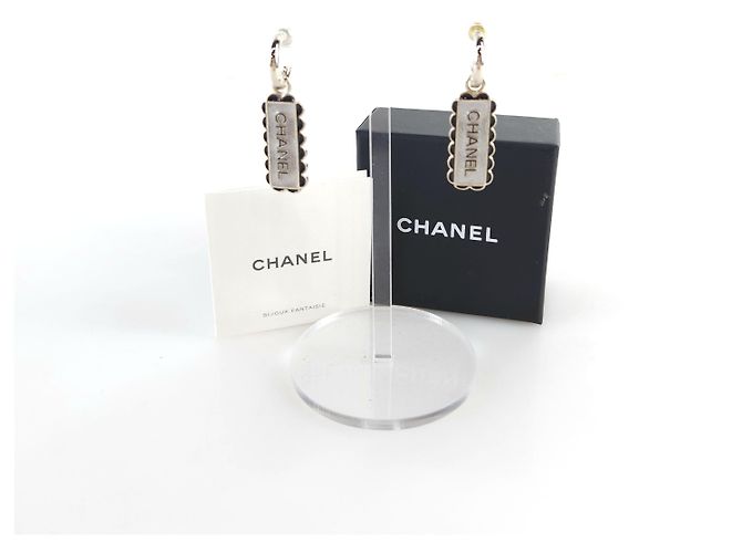 Chanel Orecchini con logo in lettere - vista 5