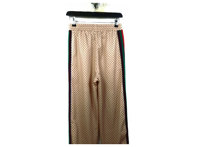 Gucci Pantalones de chándal de malla entrelazada Naranja - vista 4