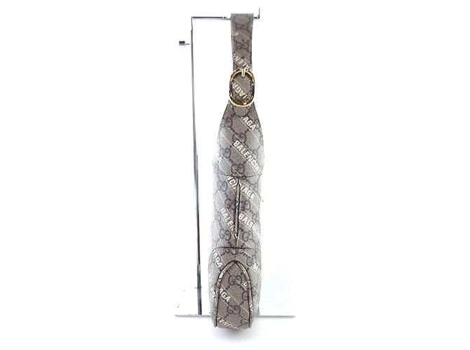 Gucci Borsa hobo Jackie Balenciaga a tracolla Marrone - vista 3
